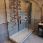 Cabines de douche en aluminium et verre