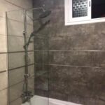 Cabines de douche en aluminium et verre