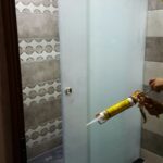 Cabines de douche en aluminium et verre